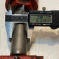 Vintage Hydraulic Unit Cylinder 30mm 4" Shaft 15" L 6-1/2" W 6" H
