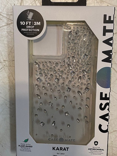 3 Assorted Case Mate iPhone 13 Phone Cases Sheer Superstar, Karat & Twinkle