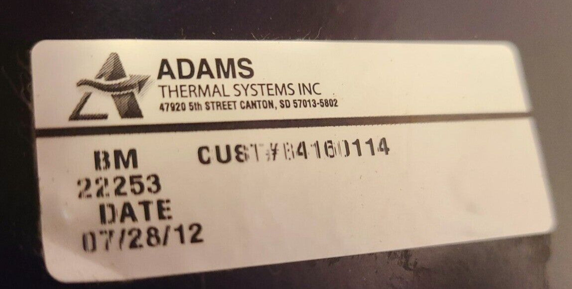 Adams Thermal Systems Radiator BM 22253