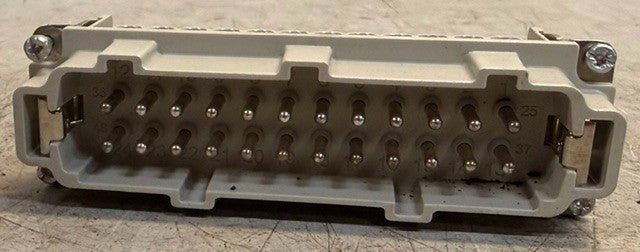 Epic H-BE-24-Pin Heavy-Duty Connector Insert 10196000, 16A / 500V / 6kV / 3
