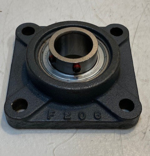PEER 4-Bolt Flange F206 Insert Bearing FHS206-18 | 28mm Bore 4-1/4" W