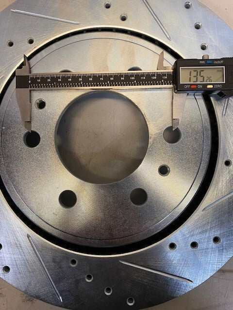 Dynamic Friction Brake Rotor For Ford 6x135mm Bolt Pat. 631-54204R | 630-54204R