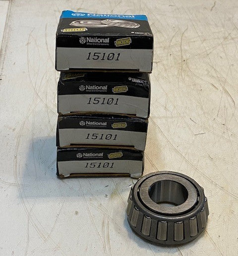 4 Qty of National MOOG Federal Mogul 15101 Tapered Roller Cone Bearing (4 Qty)