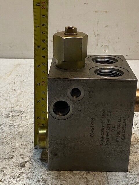 Integrated Technologies Valve Manifold Block MFD 2-1433-01S/B ASSY 4-1433-01/B