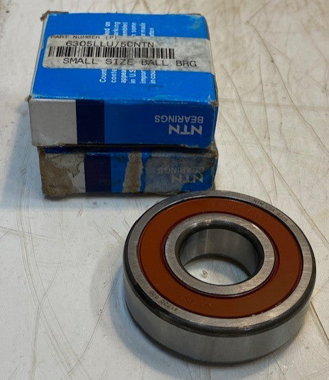 2 Quantity of NTN Bearings 6305LLU/5CNTN | 6305LU 25x62x17mm (2 Quantity)