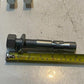 5 Quantity of Steel Anchor Bolts 6" Long 33mm Hex Nut 22mm Thread (6 Quantity)