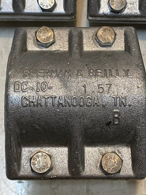 5 QUANTITY OF SHERMAN & REILLY DC-10 1.57 DUCT COUPLERS (5 QUANTITY)