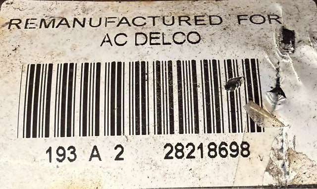 AC Delco Remanufactured Power Steering Gear Box 28218698 Automotive Unit