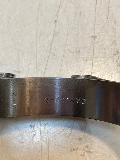 11 Qty of R.G.Ray 2405-64 T-Hose V-Band Clamps C-701-72 | 7/8" Thick (11 Qty)