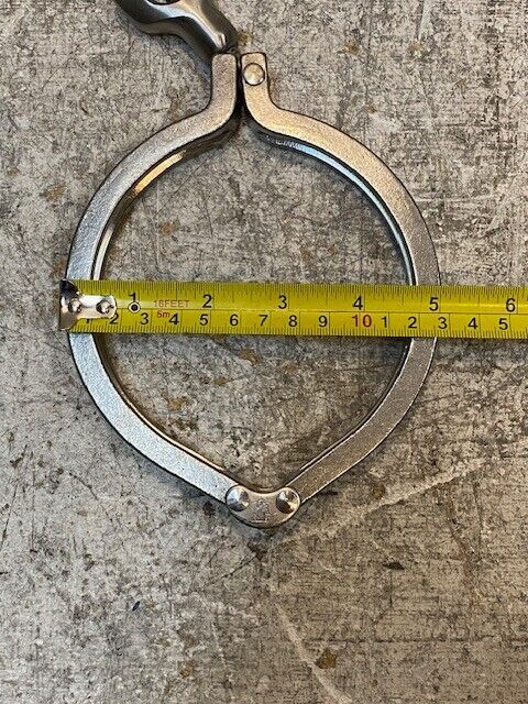 Stainless Steel 4-1/4" ID Sanitary Tri Clamp 304 | 5" OD