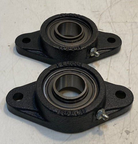 2 Quantity of IPTCI 2-Bolt Flange Bearing FL206 SA206-20G | 31mm Bore (2 Qty)