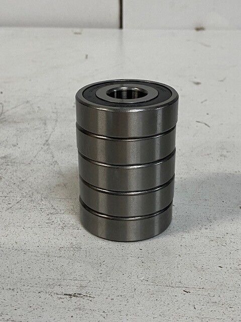 5 Qty of 1638RS GBC China 14x19x51mm Bearings (5 Quantity)