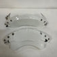 Pair of White Caliber Covers 3TSL | 6X | S-6-F