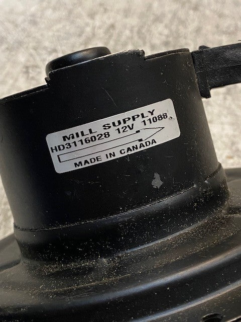 MILL SUPPLY HD3116028 12V 11088 AC REFRIGERANT BLOWER MOTOR
