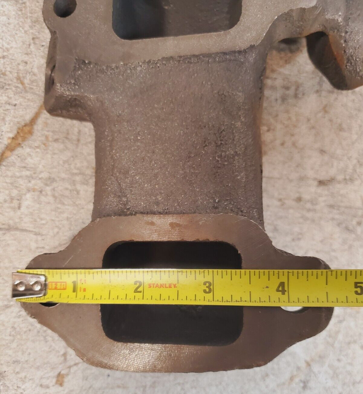 Exhaust Manifold Lenght 17.5" Width 4.5" Height 2"