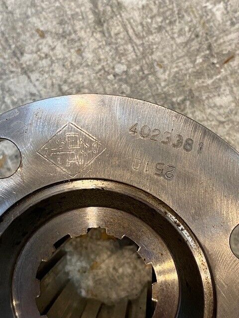 Pinion Flange 4-Bolt 10-Spline 38mm Bore 4-1/2" OD 4023381 | 2510