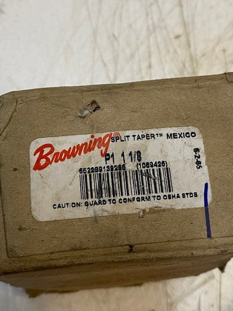 Browning Sintered Steel Split Taper Bushing P1 1-1/8" Bore