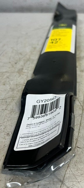 2  Pack John Deere 42-in Multipurpose Mower Blade GY20567 | GX20433 Replacement