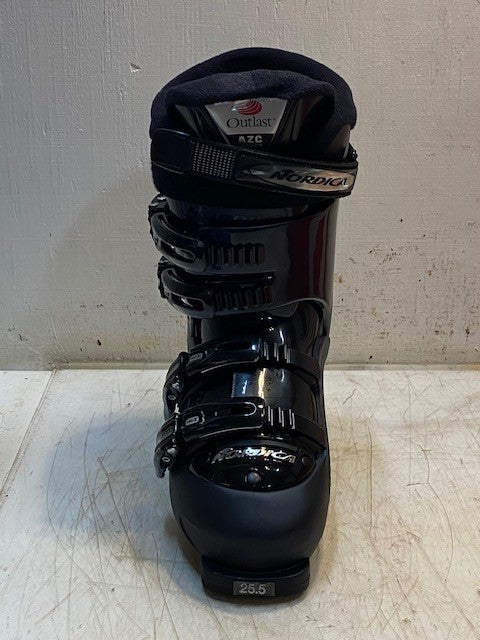 Nordica Exopower Trend 07 Black & Blue Ski Boots Size 25.5 | 290mm | 250-255