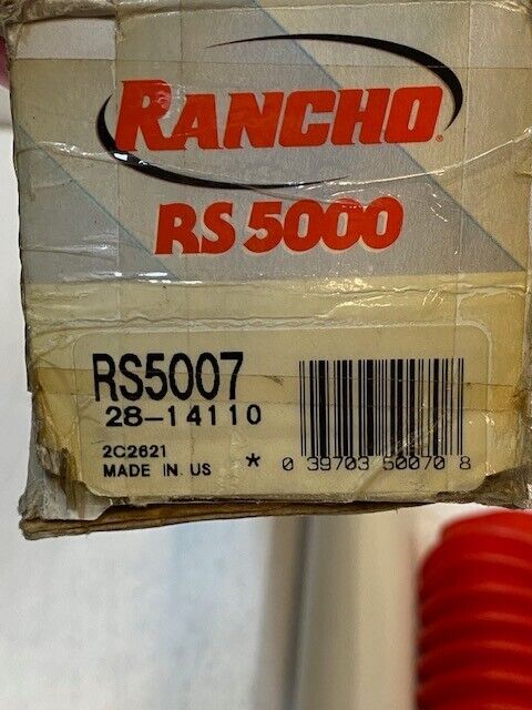 Rancho RS5000 Shock Absorber RS5007 | 28-14110 | C262V3