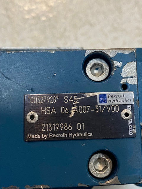 Rexroth Hydraulic Directional Valve HSA06A007-31/V00 | 4WRH10W85-50/M