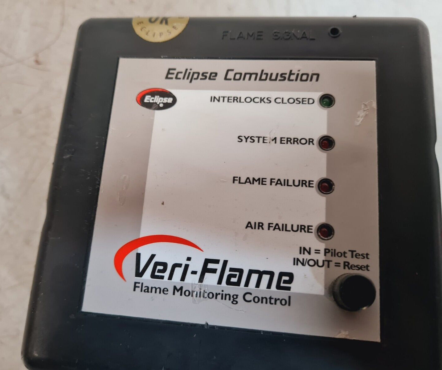 2 Qty. of Eclipse Veri-Flame Flame Monitoring Controls VF560322AA (2 Qty)