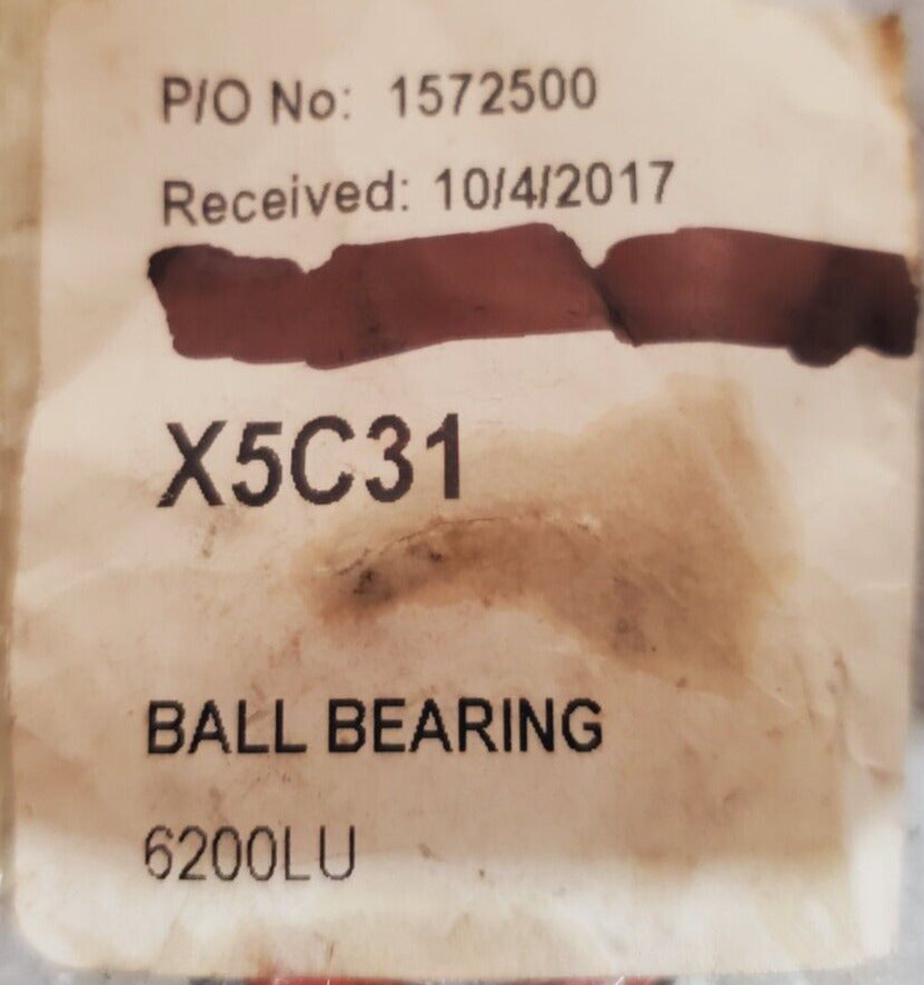 3 Quantity of Globe Ball Bearings X5C31 | 6200LU (3 Qty)