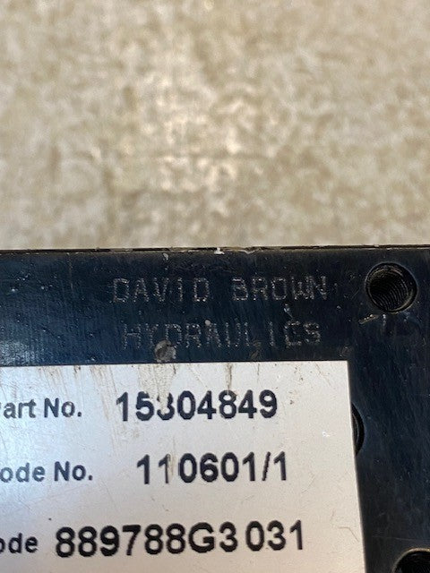 David Brown Hydraulics Directional Proportional Control 15304849 | 110601/1