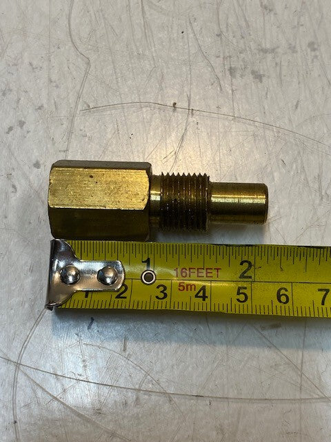 5 Qty of Thermowell Air Compressor Brass Pilot Valves 2-1/8" L 19mm OD (5 Qty)