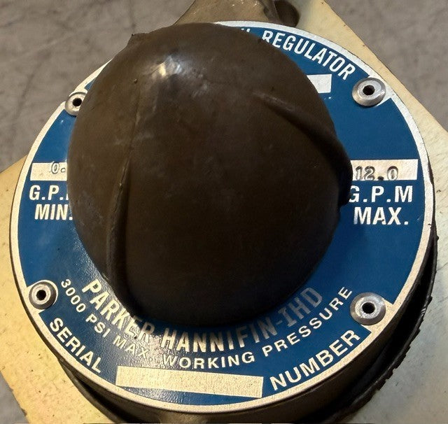 Parker Hannifin Pneumatic Or Hydraulic Adjustable Flow Regulator 1458R-4-12