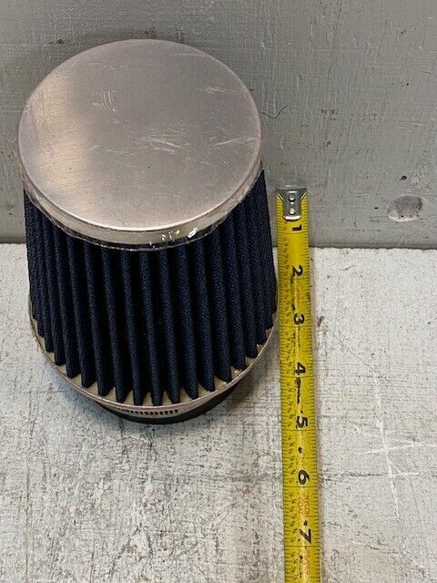 2 Quantity of Blue 3.5" 89mm Cone Air Filters (2 Quantity)