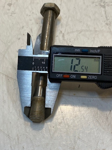 6 Quantity of SPEC Hex Head Screw Bolts 5" Long 13mm Thread (6 Quantity)