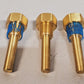 5 Qty. of Brass Thermowells 3.5" Stem Length x 1-1/4" OD (5 Qty)