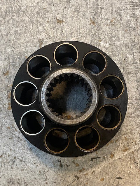 Barrel Cylinder Block Hydraulic Piston Pump 9 Bolt Holes 39mm Bore 23-Spline