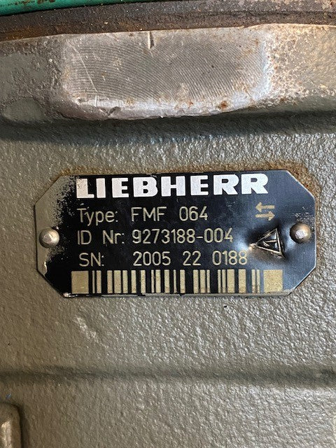 Liebherr Hydraulic Motor 9273188-004, FMF 064, 2005220188, 611722, LO8439