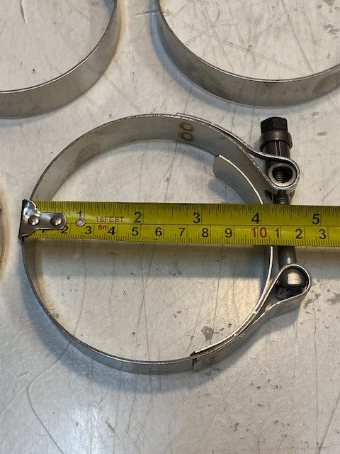 11 Qty of R.G.Ray 2405-64 T-Hose V-Band Clamps C-701-72 | 7/8" Thick (11 Qty)