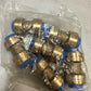 6 Pack of Eastman Push-Fit Fitting 1/2  x 1/2  Couplings 75011LF (QTY 6)