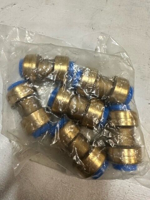 6 Pack of Eastman Push-Fit Fitting 1/2  x 1/2  Couplings 75011LF (QTY 6)