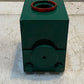 Hydraulic Solenoid Valve Manifold Green 37mm Thread OD 19mm ID 3"x4"x6-1/4"
