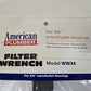 6 Quantity of American Plumber Filter Wrenches WW34 | 051678520376 (6 Quantity)