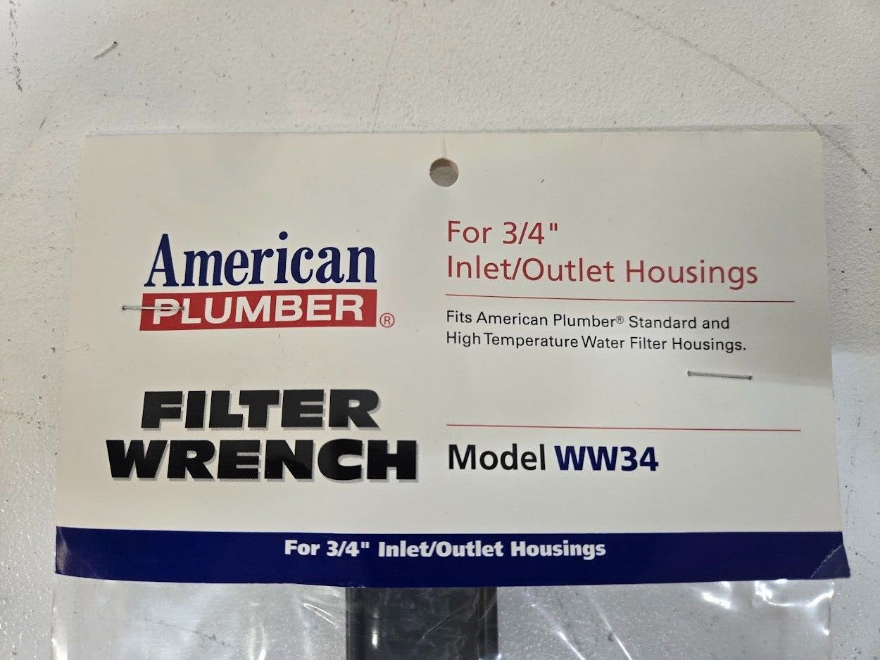 6 Quantity of American Plumber Filter Wrenches WW34 | 051678520376 (6 Quantity)