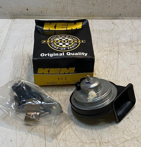 KEM H1 12-Volt Horn High Tone Vintage Style Replacement High-Note Car Horn