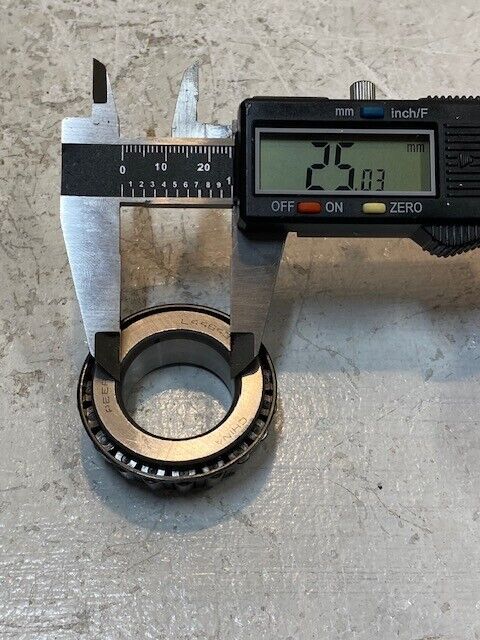 50 Qty of Peer Tapered Roller Bearings L44643 45mm OD 25mm Bore 15mm (50 Qty)