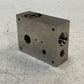 6 Qty of C22 CO IN OUT Aluminum Valve Subplates 3-1/2" x 2-3/4" x 1-1/4" (6 Qty)