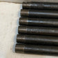 6 Quantity of 3/4" x 42" Black Pipes Both Ends Threaded (6 Quantity)