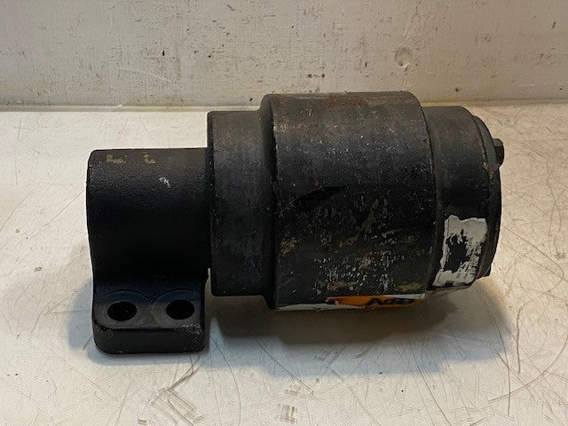 Top Carrier Roller 10" Long 6-1/8" Wide 5-1/2" Dia. 45mm Bore 17mm Bolt Holes