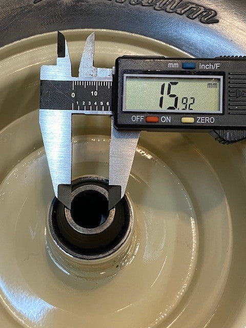Premium Caster Wheel Assembly 12-1/2" Dia. 5-1/2" Thick 16mm Bore