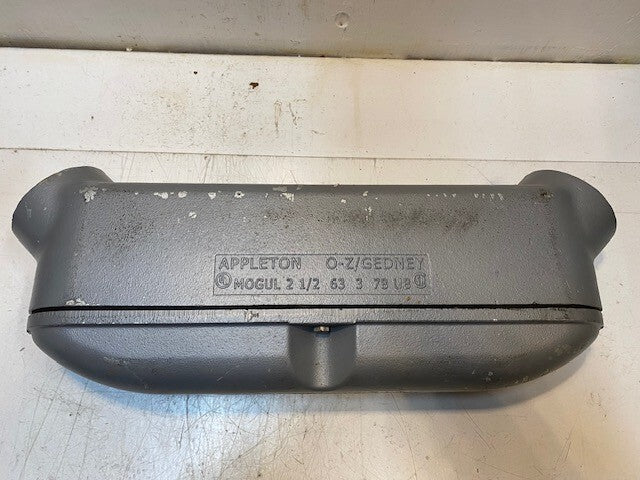 APPLETON O-Z/GEDNEY MOGUL 2 1/2 63 3 78 UB | 22-1/2" L 8-3/4" W 84mm Bore