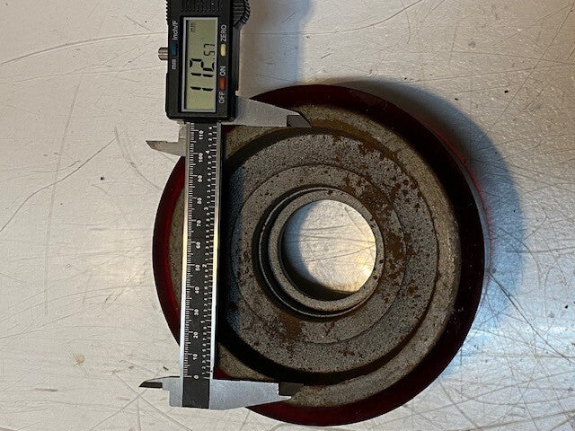 Forklift Steer Tire Load Wheel Support Roller 59mm Bore 5-7/8" Dia. 1-3/4" Thick