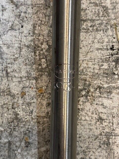 Harris Curved Stainless Steel Tip Tube 2393-3F | 14-1/4" Long 13mm Dia. 8mm ID